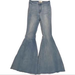 Free People 25 flare jeans